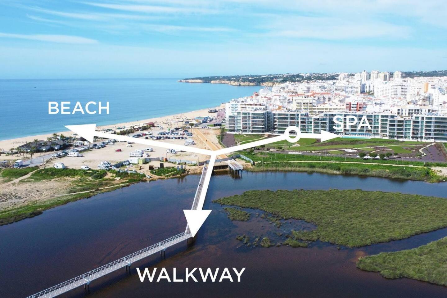 Bayline- Beachfront And Pool Armação de Pêra 外观 照片